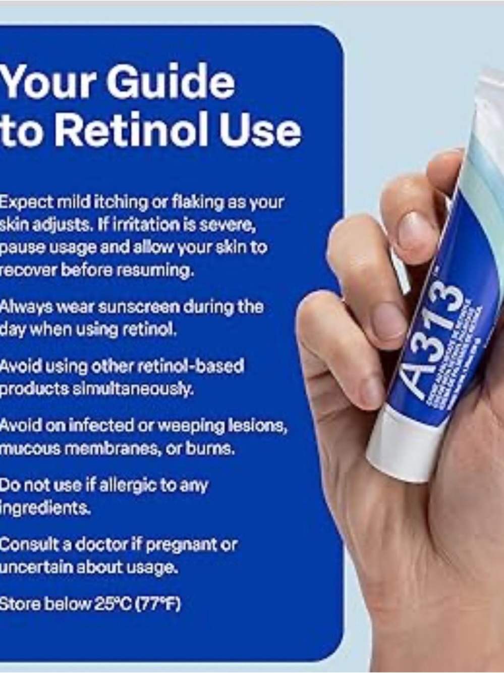 A313 French Retinol Cream with Retinyl Palmitate - White - Picture 3 of 6